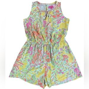 Lilly Pulitzer Happy Place sleeveless romper large